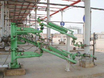 云南客戶液氨鶴管使用現(xiàn)場(chǎng)